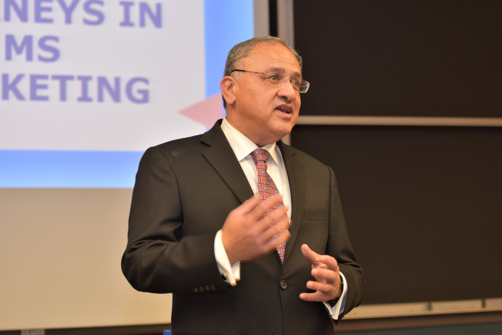Clinical Professor and Director of the MS in Marketing program Roger Lall 